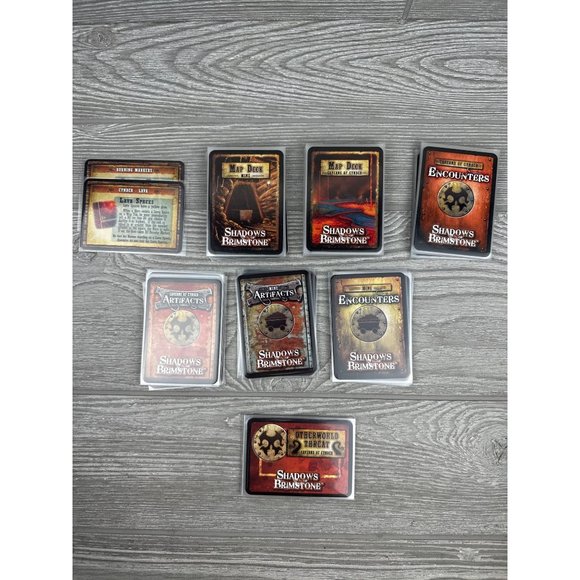 Shadows Of Brimstone: Other Worlds Caverns Of Cynder Expansion Game Case Sleeved - Picture 6 of 11